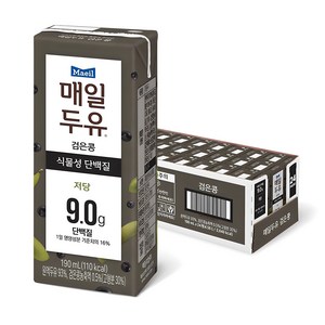 매일두유 검은콩, 190ml, 24개