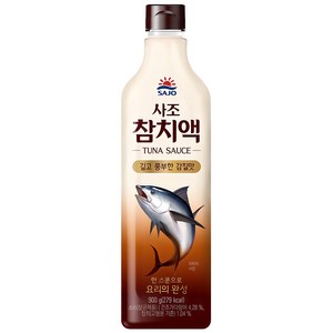 사조 참치액, 900ml, 1개