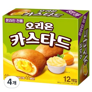 오리온 카스타드, 288g, 4개