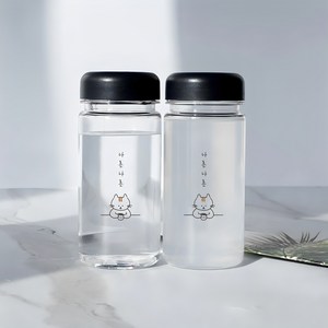 가쯔 마이보틀 무지 물병 텀블러 2p + 스티커 2p 세트, 나른나른, 400ml, 1세트