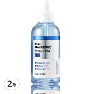 웰라쥬 리얼 히알루로닉 블루 앰플, 100ml, 2개