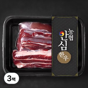 농협안심한우 사태 1+등급 수육 장조림용 (냉장), 300g, 3팩