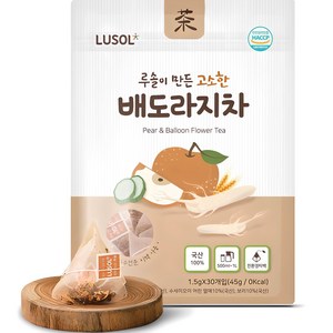 루솔이 만든 고소한 배도라지차, 1.5g, 30개입, 1개