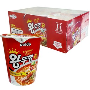 왕뚜껑 컵 65g, 6개