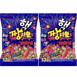 롯데웰푸드 핵짱셔요 미니 젤리, 195g, 2개