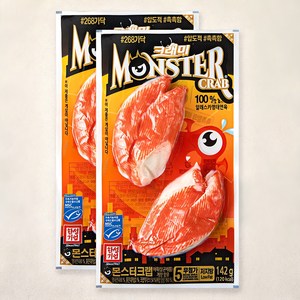 한성기업 몬스터크랩 맛살, 142g, 2개입