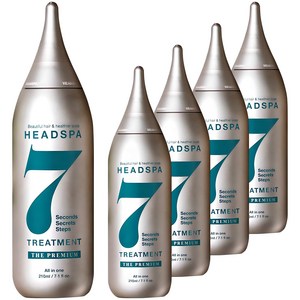 헤드스파7 트리트먼트 더 프리미엄, 210ml, 5개