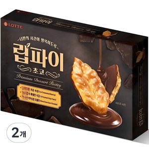 롯데웰푸드 립파이 초코, 132g, 2개