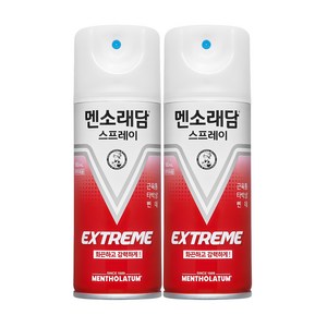 멘소래담 익스트림 핫 스프레이파스 에스 180ml, 1개입, 2개