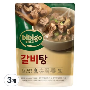 비비고 갈비탕, 400g, 3개