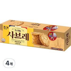 해태제과 사브레, 84g, 4개