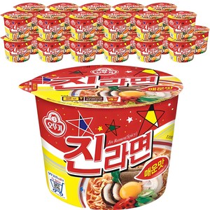 오뚜기 진라면 매운맛 컵 110g, 24개