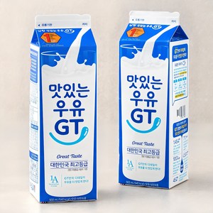 남양유업 맛있는 우유 GT, 900ml, 2개