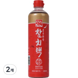 한라 참치액, 900ml, 2개