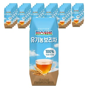 파스퇴르아이생각 순한 유기농 보리차 125 ml, 125ml, 24개