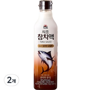 사조 참치액, 500g, 2개