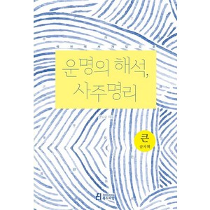 [북드라망]운명의 해석 사주명리 : 예언에서 개입으로 (큰글자책), 북드라망, 안도균