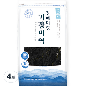 청해미향 기장미역, 100g, 4개