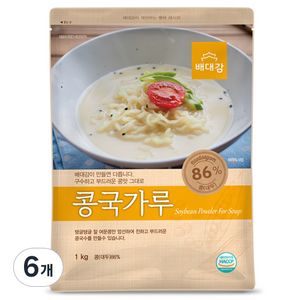 배대감 콩국가루, 1kg, 6개