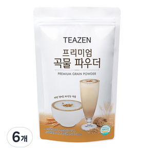 티젠 프리미엄 곡물 파우더, 1개입, 6개, 500g