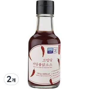 특별한맛 고맙당 저당 불닭 오리지널 소스, 180g, 2개