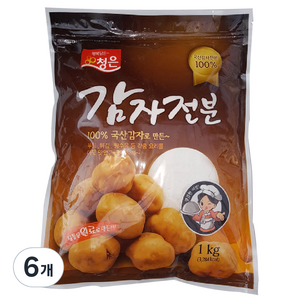 청은에프엔비 감자전분 국산, 1kg, 6개