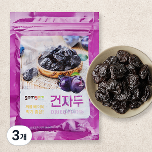 곰곰 건자두, 250g, 3개