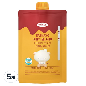 있나요 다이어트 프로틴 단백질 쉐이크 크런치 얼그레이, 40g, 5개