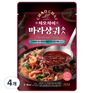 차오차이 마라샹궈 소스, 110g, 4개