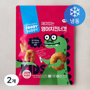 푸디버디 재미있는 영어치킨너겟 (냉동), 500g, 2개