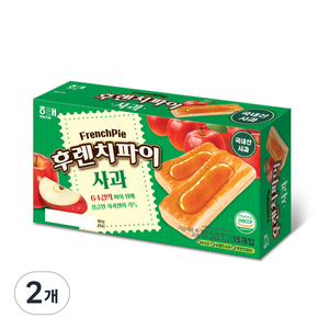 후렌치파이 사과, 192g, 2개