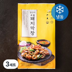 달구지 초벌 돼지막창 300g + 된장소스 100g 세트 (냉동), 400g, 3세트