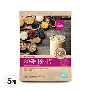 배대감 20곡 미숫가루, 1kg, 5개