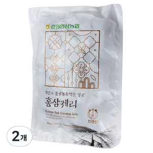 강원인삼농협 홍삼제리, 500g, 2개