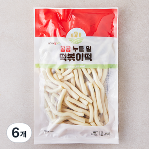 곰곰 누들 밀 떡볶이떡 (냉장), 500g, 6개