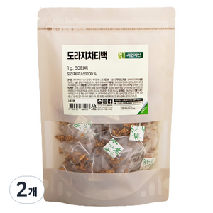 자연지인 도라지 차 삼각티백, 1g, 50개입, 2개