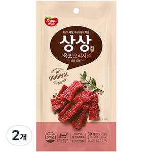 동원 상상육포 오리지널, 30g, 2개