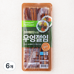 풀무원 과일야채발효당으로 만든 우엉절임, 180g, 6개