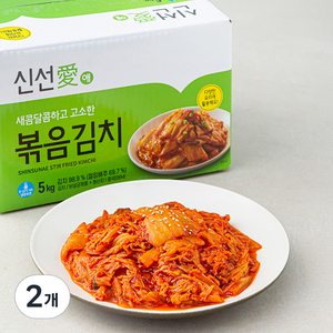 신선애 볶음김치, 5kg, 2개