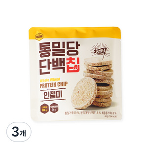 다신 통밀당 단백칩 인절미, 45g, 3개