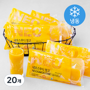 흥국에프엔비 네오스무디 망고 스무디 (냉동), 240g, 20개