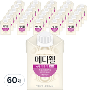 메디웰 신장식 투석 플러스, 200ml, 60개