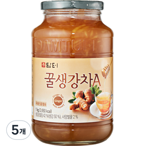 담터 꿀생강차A, 1kg, 1개입, 5개