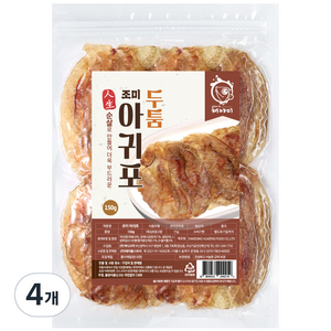 해야미 두툼 순살 조미 아귀포, 150g, 4개