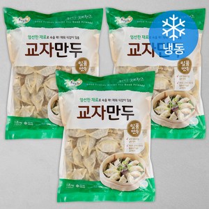 굿프랜즈 교자만두 (냉동), 1.35kg, 3개