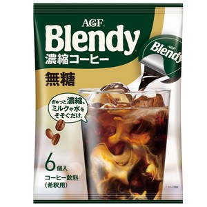 에이지에프 Blendy 포션커피 블랙, 18g, 6개입, 1개