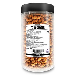 고미네 구운아몬드, 250g, 1개