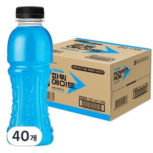 파워에이드 마운틴블라스트 무라벨, 355ml, 40개