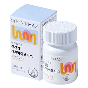 뉴트립 장건강 프로바이오틱스 300 mg, 1개, 30정