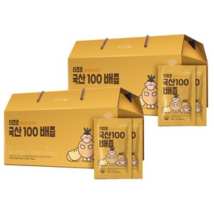 더존건강 더조은 국산100 배즙, 100ml, 60개